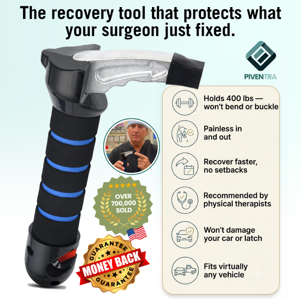 洋楽 o.t.a. - MORE THAN I CAN HANDLE Car Exit Handle for Seniors & Hip Replacement | Piventra