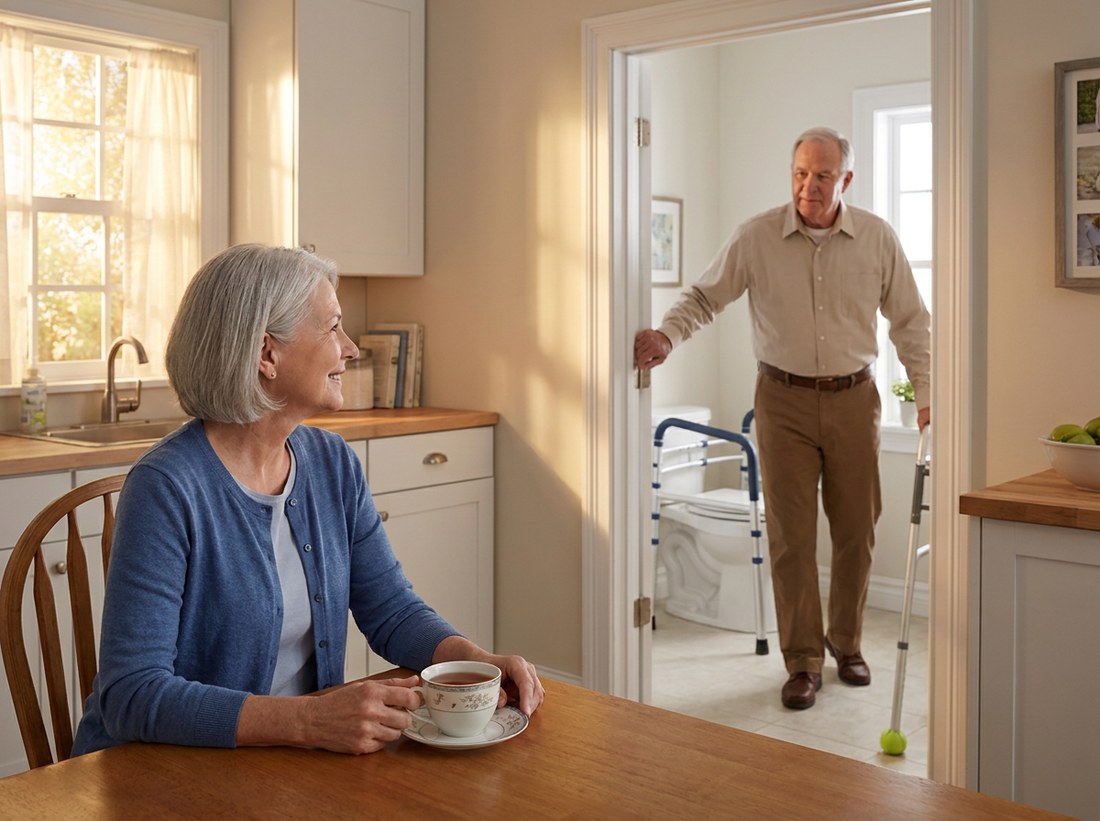 Don't let the toilet decide who has to stay home…